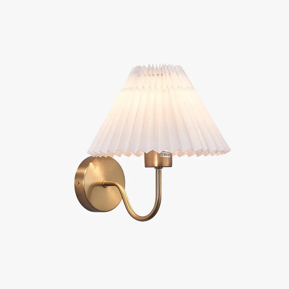 Modern Wall Sconces with Fabric Shades - Bedroom Lighting Fixtures for Cozy Ambience, Hallway & Living Room Decor