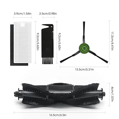14Pcs Roller Side Brush & HEPA Filter Replacement Kit for Thamtu G11 Robot Vacuum Cleaner - Compatible with Hardwood Floors, Carpets & Pet Hair Cleaning
