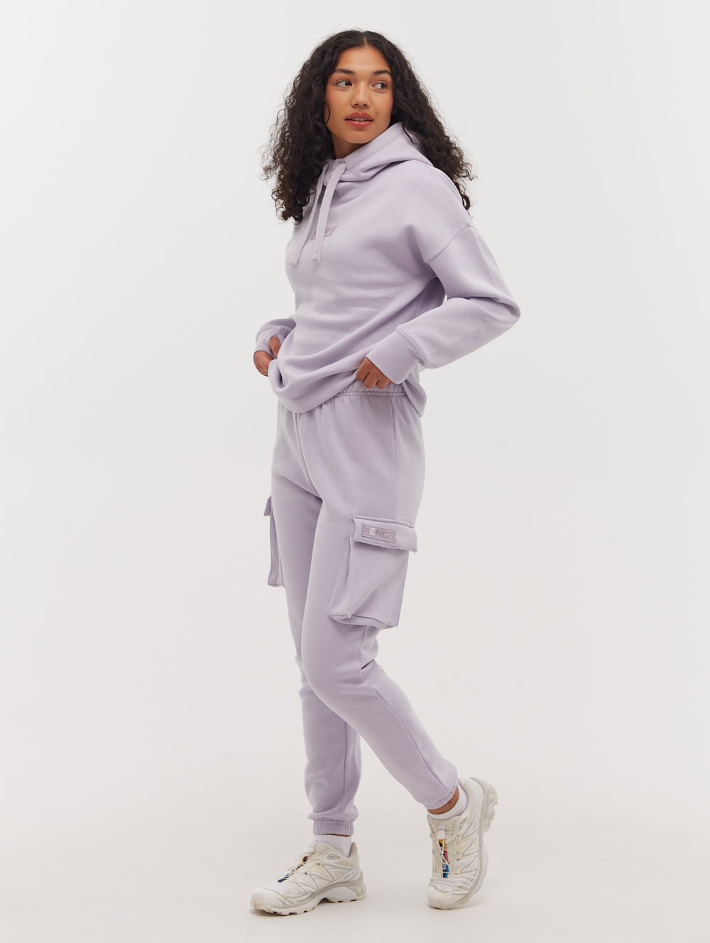 Liat Cargo Joggers for Women - Comfortable Stretch Workout Pants with Pockets - Perfect for Running, Yoga, Gym and Casual Wear