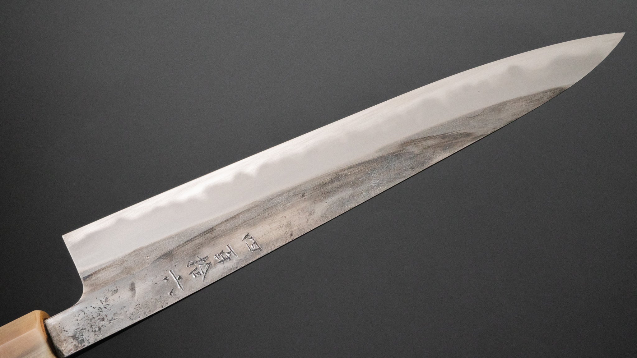 Premium Jiro Tsuchime Wa Sujihiki 210mm Japanese Chef Knife with Taihei Tagayasan Handle (#416) - Perfect for Sushi, Sashimi & Precision Meat Slicing