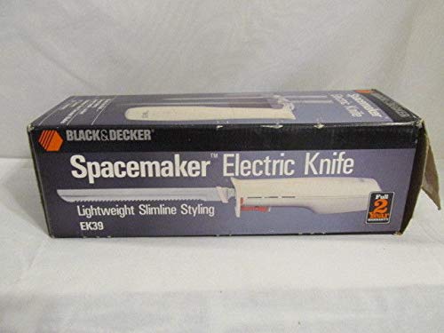 Spacemaker Electric Knife EK39 - Cordless, Rechargeable & Ultra Sharp for Effortless Slicing - Perfect for Roasts, Turkey, Bread & Holiday Meals