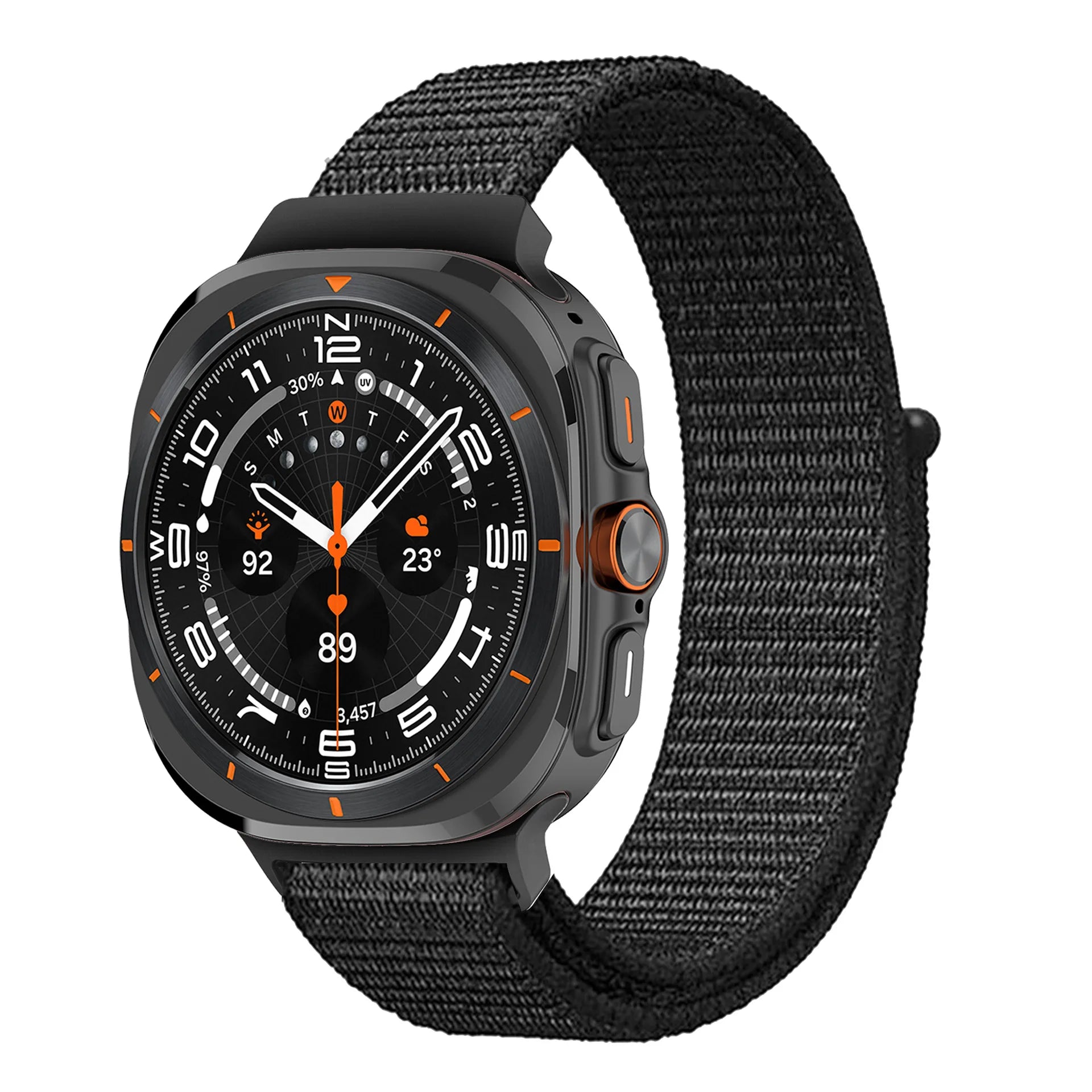 Durable Nylon Sports Bands for Samsung Watch Ultra - Comfortable & Adjustable Strap for Running, Gym & Outdoor Activities