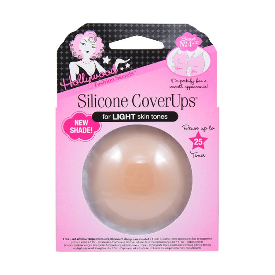Hollywood Fashion Secrets Silicone Cover Ups - Light Tone Size 1 | Seamless Nipple Covers for Dresses, Swimwear & Special Occasions