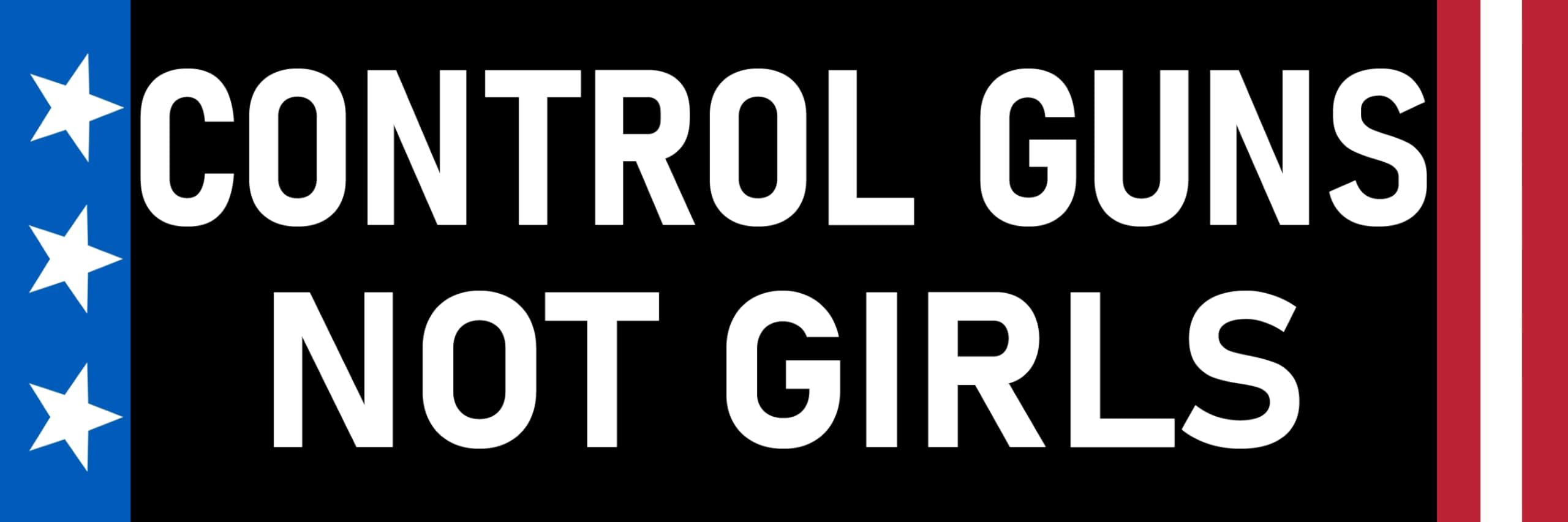Control Guns Not Girls Sticker - Pro Gun Control & Abortion Rights Decal - Perfect for Laptops, Cars & Protest Signs | Political Activism & Feminist Movement Accessories