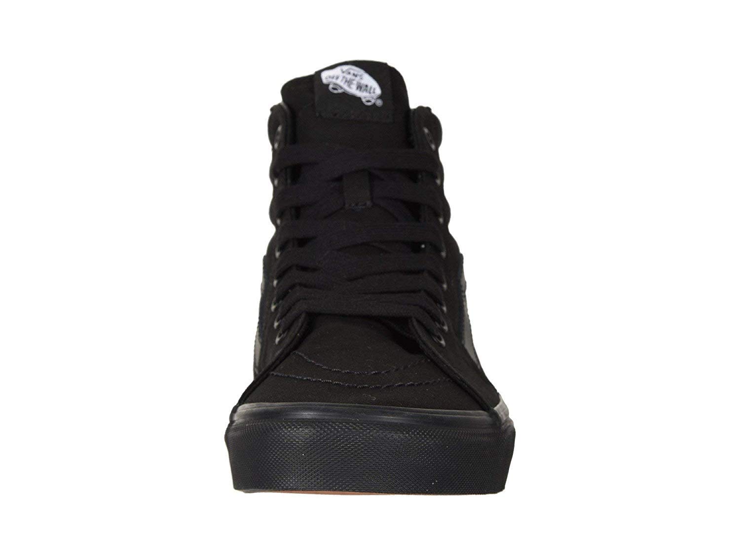 Vans SK8 Hi Black/Black Sneakers - Size 10.5 Women (9 Men) - Classic High-Top Skate Shoes for Streetwear, Skateboarding & Casual Fashion