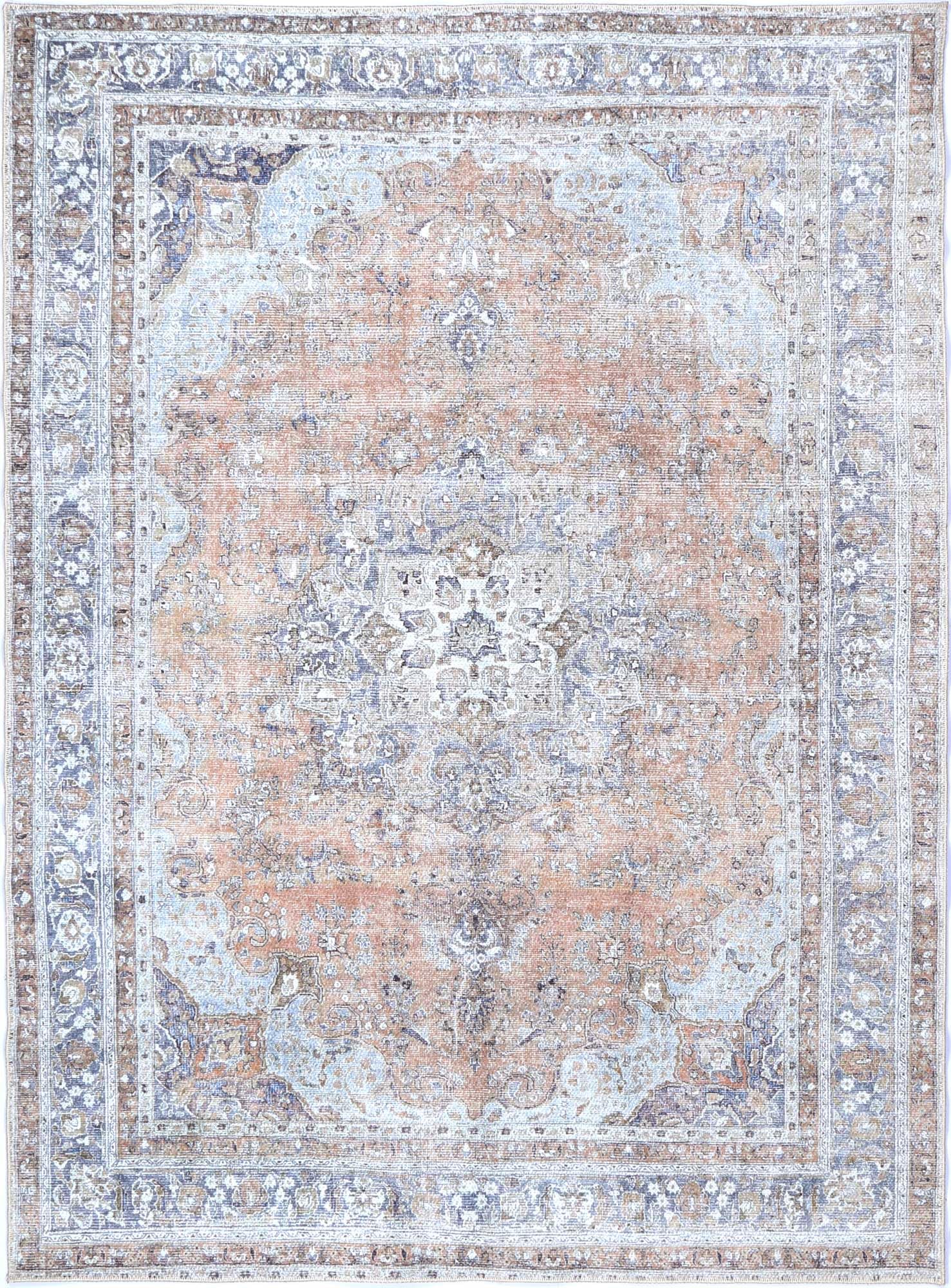 Distressed Vintage Oxus Desert Rug - Handmade Bohemian Area Rug for Living Room, Bedroom & Dining Room | Soft, Durable & Easy to Clean | Boho Chic Home Decor for Cozy Spaces & Modern Interiors