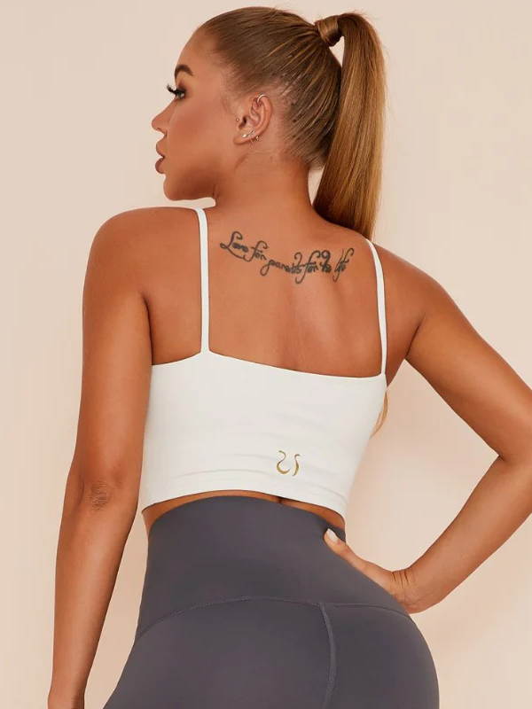 ZASUWA Women's Solid Color Ribbed Bras - Comfortable Wirefree Support for Everyday Wear, Yoga & Lounge