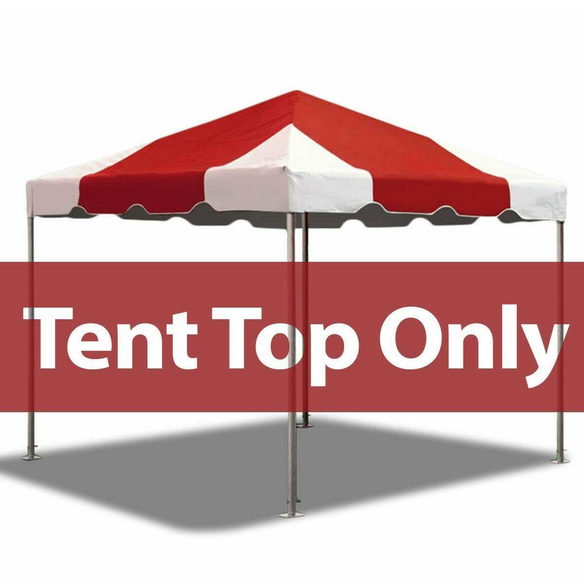 10' x 10' Replacement PVC Vinyl Tent Top - Red | Waterproof & UV Resistant Heavy Duty Canopy Cover | Compatible with Weekender West Coast Frame Tent | Perfect for Outdoor Parties, Camping & Events