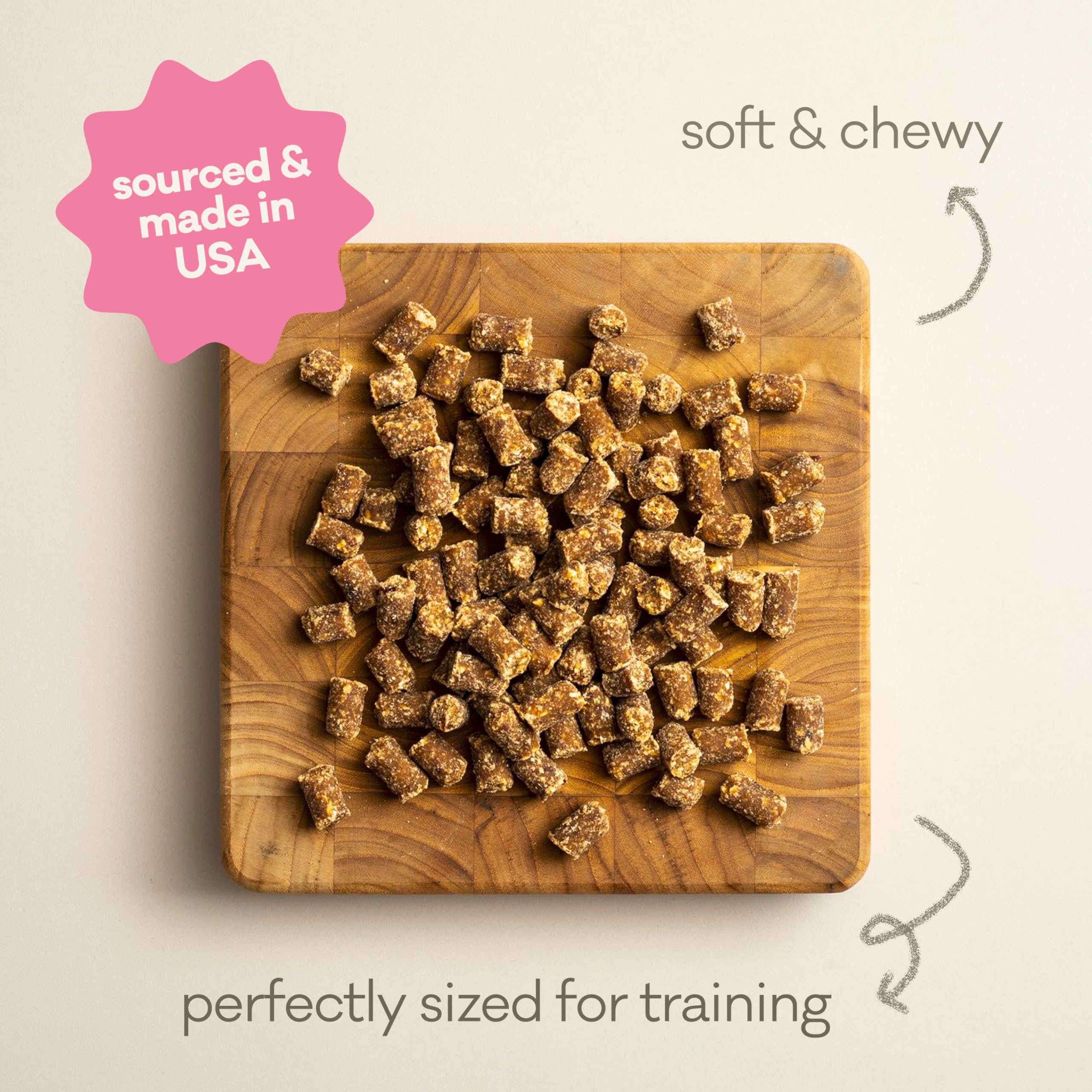 Polkadog All-Natural Turkey & Cranberry Wonder Nuggets Dog Treats – Healthy, Handmade Soft & Chewy Training Snacks for Puppies & Adult Dogs – Grain-Free Bite-Sized Pet Rewards – Perfect for Obedience Training, Travel & Daily Treats – 10 oz