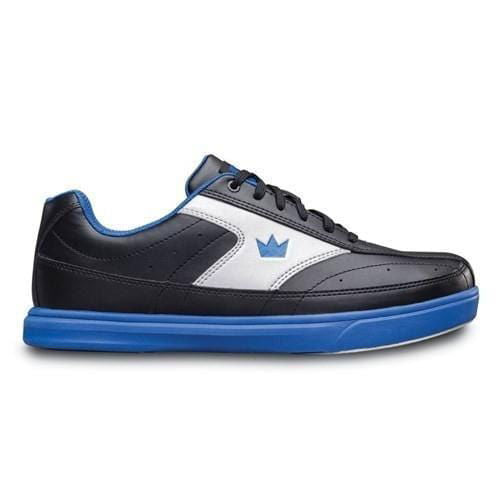 Brunswick Men's Renegade Wide Bowling Shoes - Black/Royal - Comfortable & Durable for League Play & Casual Bowling