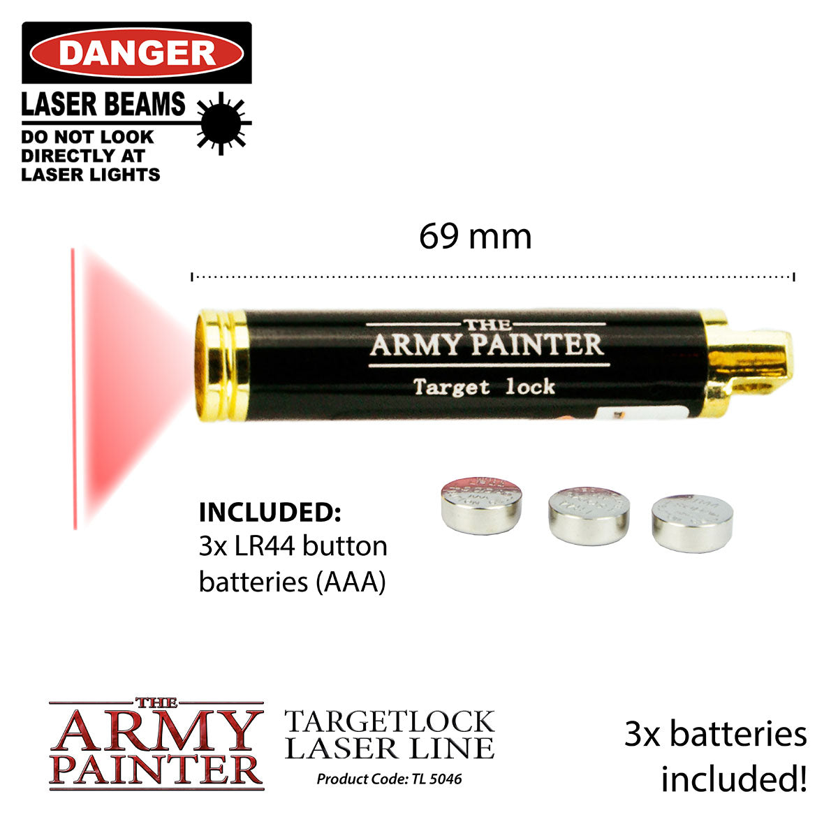 Laser Line with Target Lock - Precision Laser Leveling Tool for Construction, Carpentry & DIY Projects | Perfect for Aligning Tiles, Pictures & Shelves