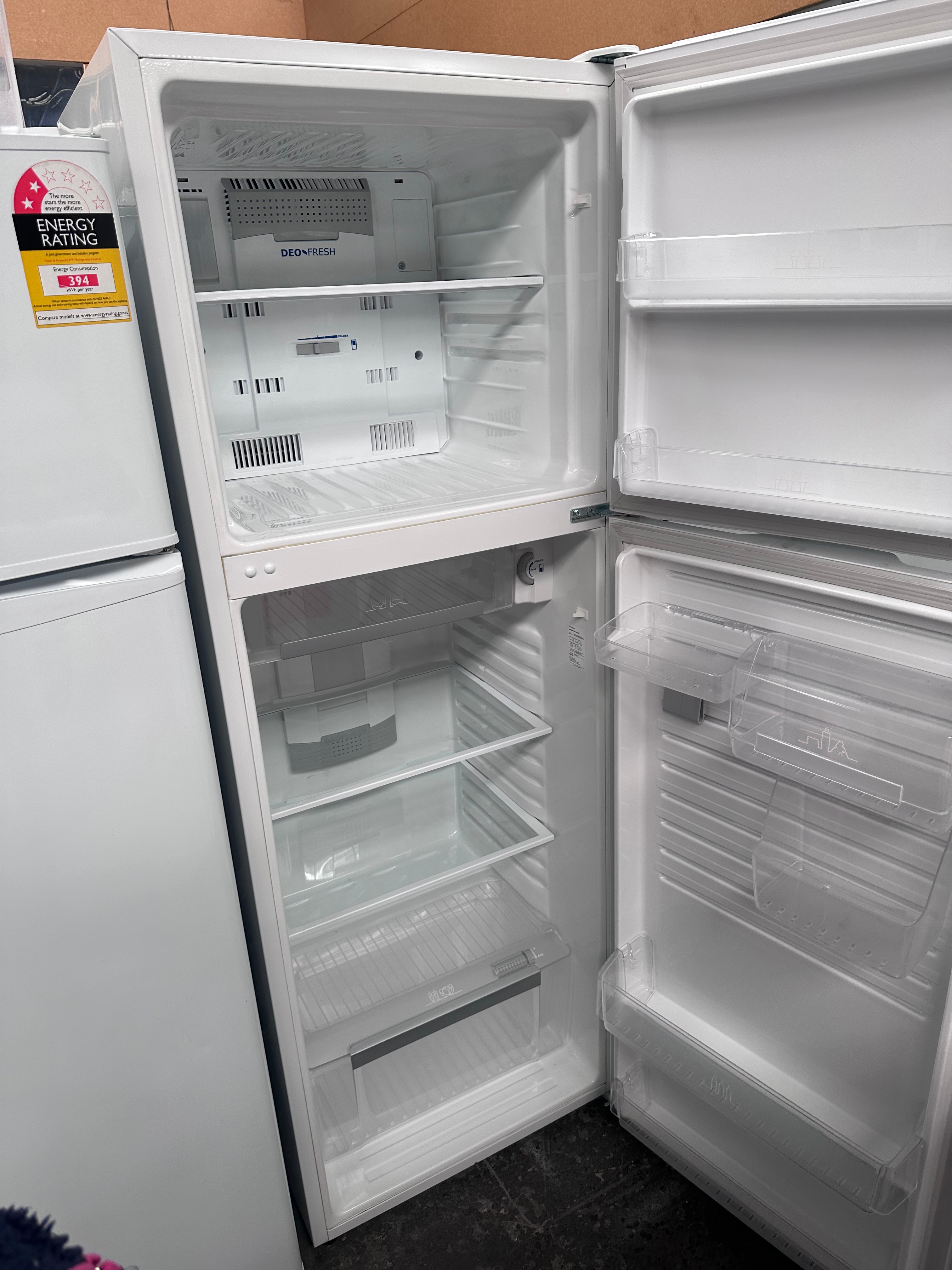 Westinghouse 340L Top Mount Refrigerator - Energy Efficient, Frost Free, Spacious Design [Certified Refurbished] - Perfect for Kitchens, Apartments & Small Homes