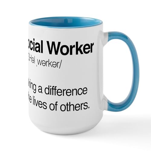 White/Blue Inside - Social Worker Definition