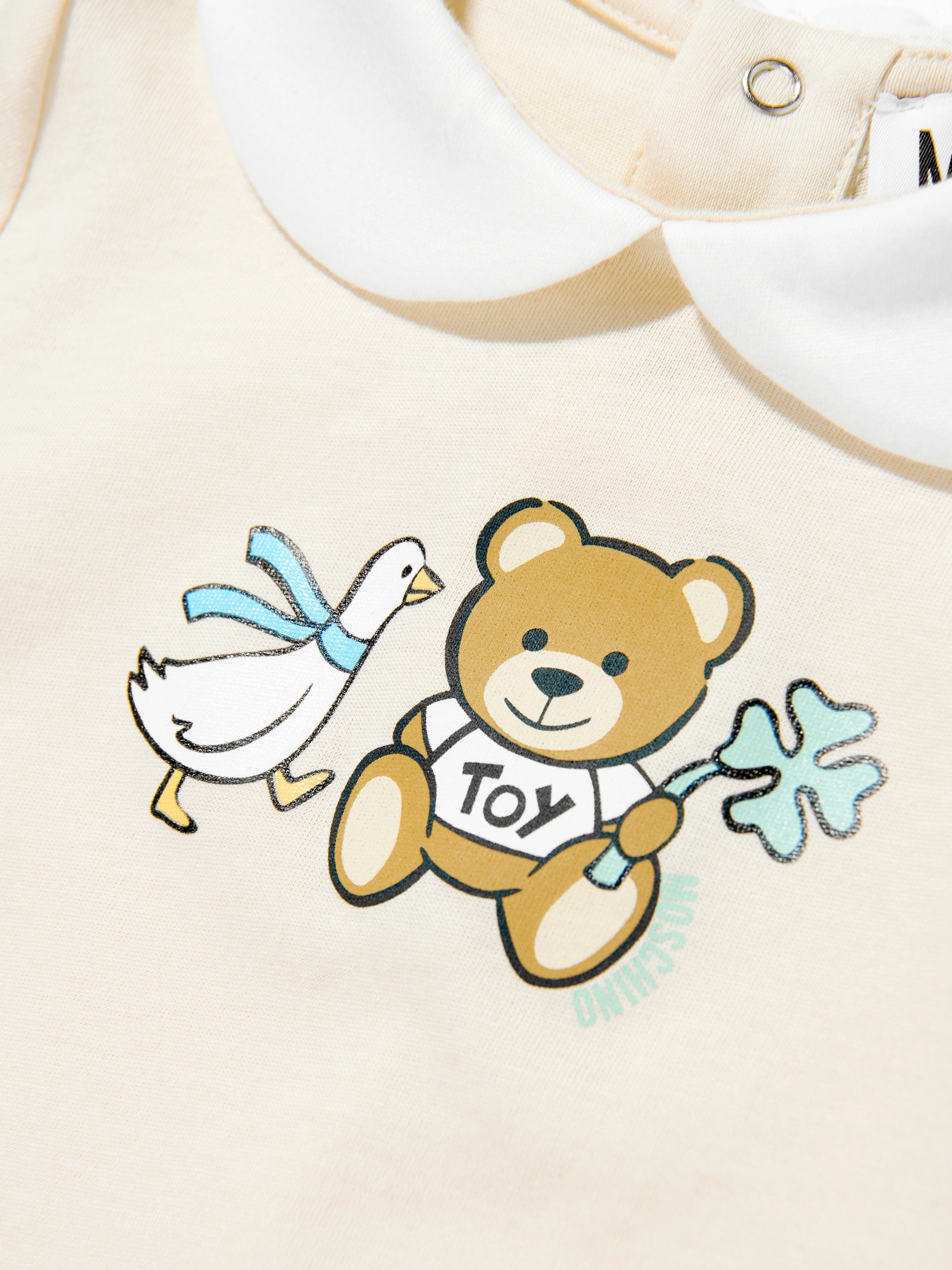 Adorable Beige Baby Teddy Bear Romper - Soft & Cozy Outfit for Newborns & Toddlers - Perfect for Playtime, Photo Shoots & Special Occasions