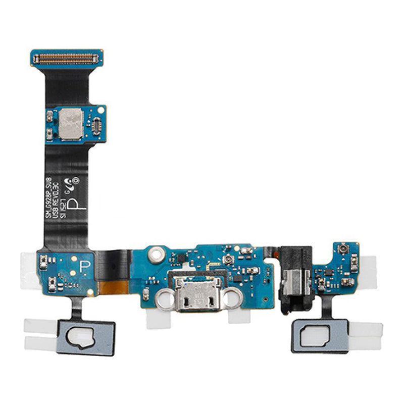 Original Samsung Galaxy S6 Edge Plus Charging Port Flex Cable with Audio Jack - Replacement Part for Fast Charging & Headphone Use - Perfect for DIY Phone Repairs & Tech Enthusiasts