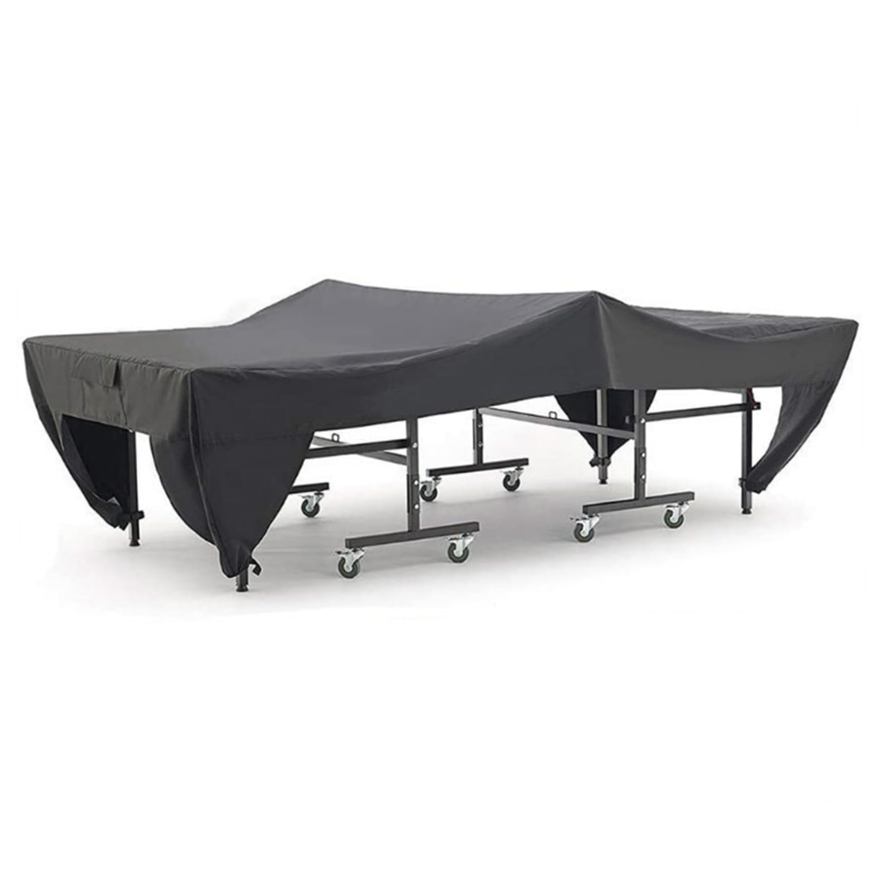 Premium 9x5x2.5 Ft Waterproof Oxford Table Tennis Table Cover with Storage Pockets - Outdoor Ping Pong Table Protection for All Weather Conditions | Perfect for Backyard, Garage, and Club Use