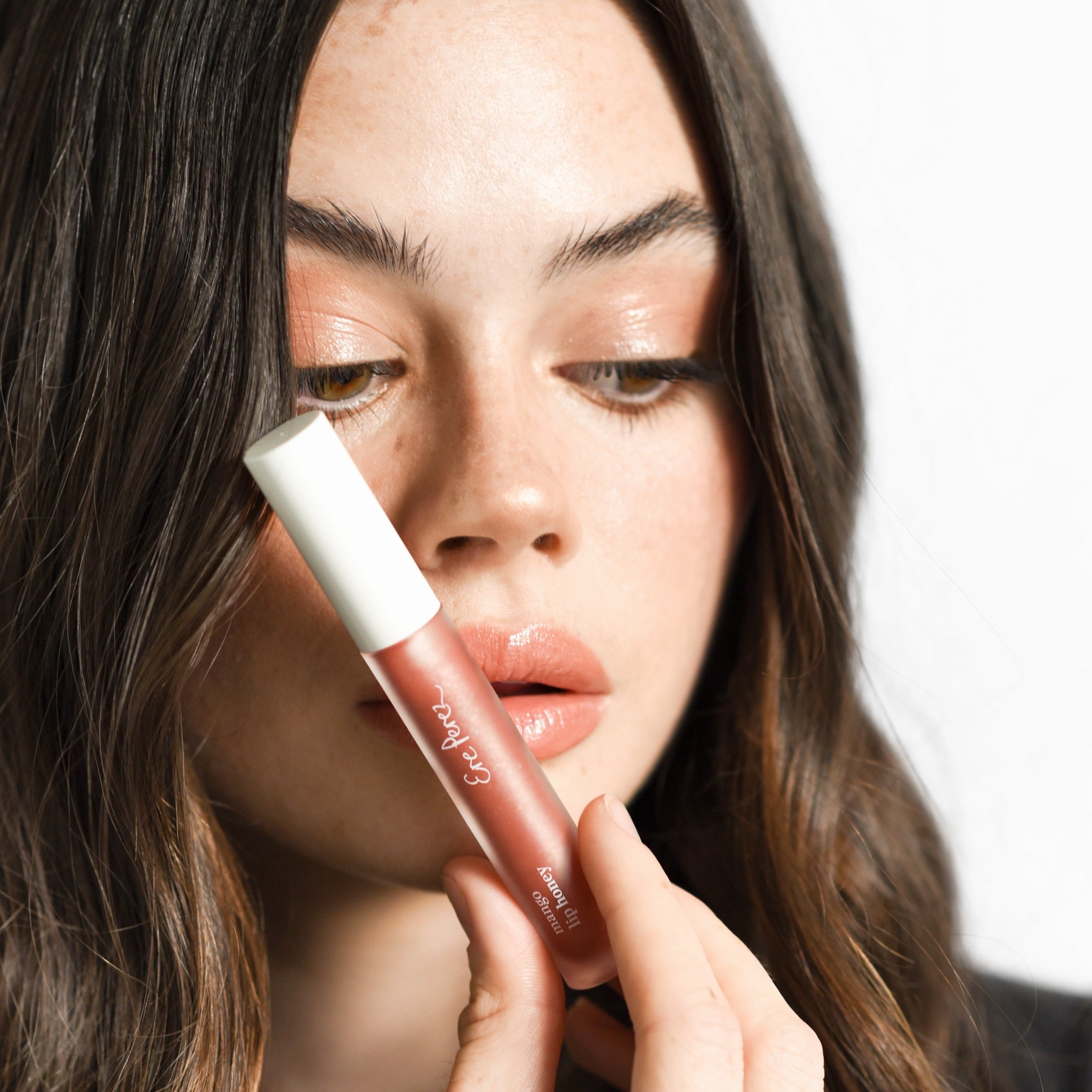 Ere Perez Mango Lip Honey - Natural Moisturizing Lip Balm for Dry & Chapped Lips | Vegan, Cruelty-Free | Perfect for Daily Hydration & Night Care