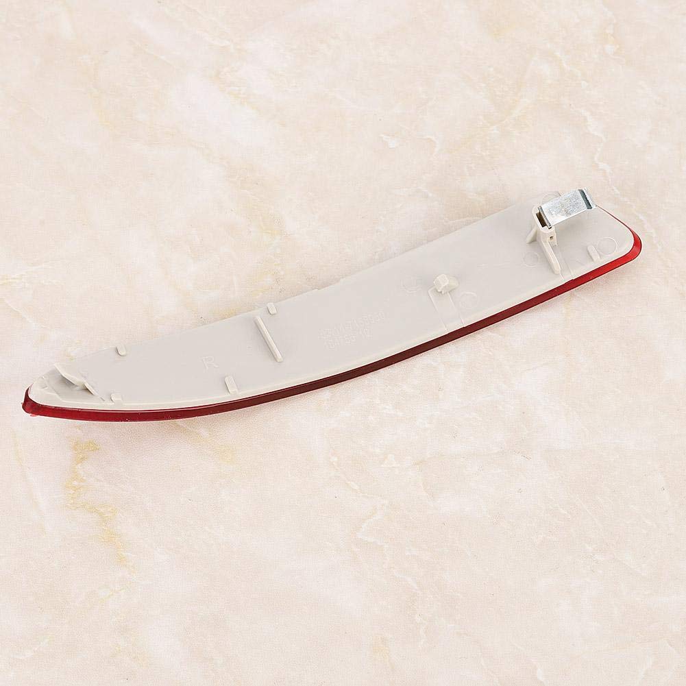 BMW 5Xd & E70 X5 Rear Bumper Reflector - Right Passenger Side (2007-2013 Models) - OEM Part #63217158949 / 63217158950 - Red Safety Light Accessory for Night Visibility & Enhanced Vehicle Style