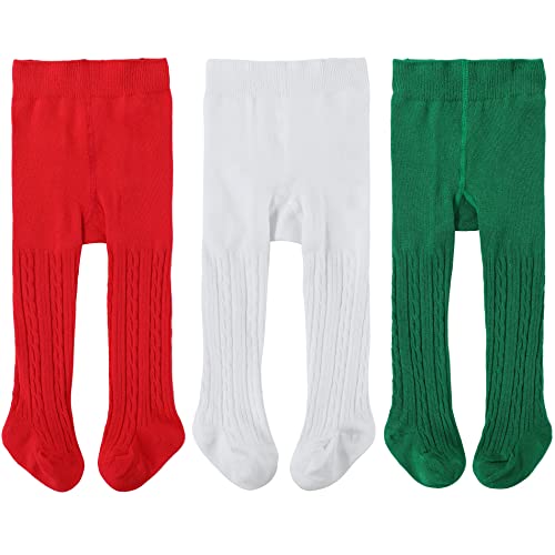 Pure White Red Green - 3 Pairs