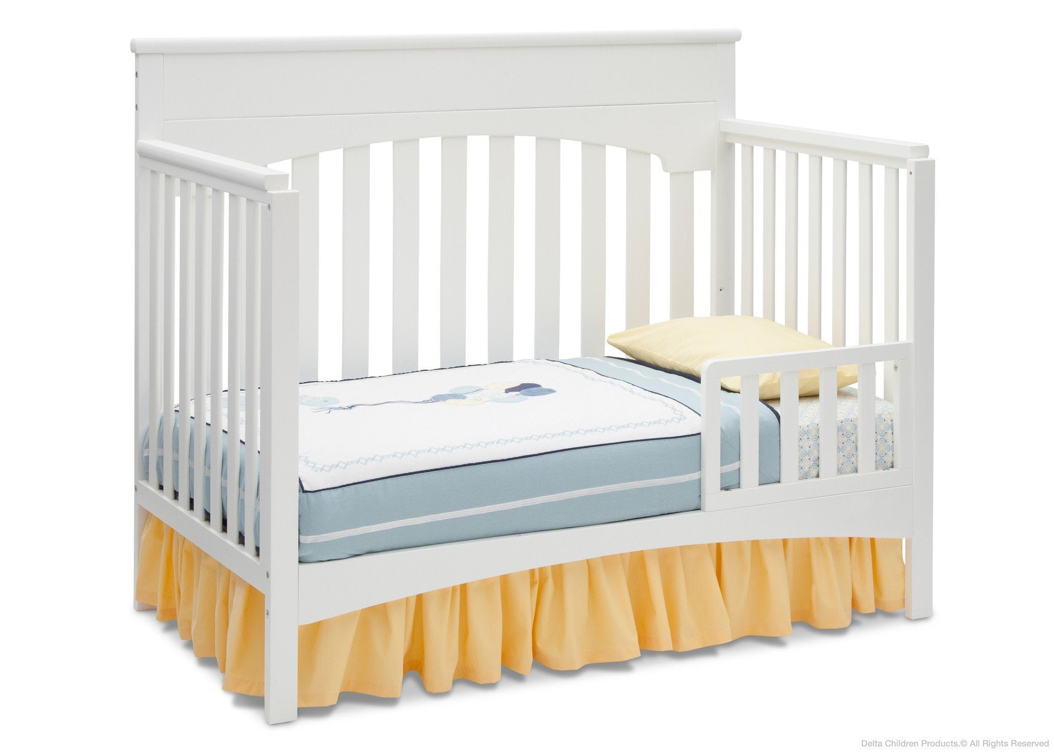 Bennington Lifestyle 4-in-1 Convertible Baby Crib - Toddler Bed, Daybed & Full-Size Bed - Safe Nursery Furniture for Newborns & Kids - Perfect for Bedrooms, Daycare & Guest Rooms