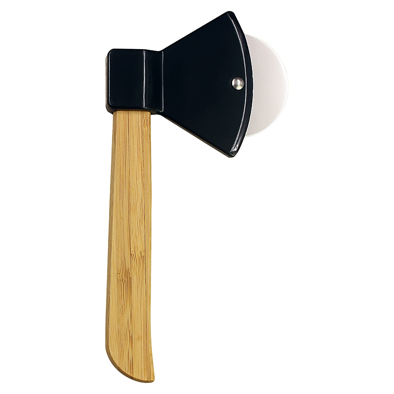 Creative Axe-Shaped Pizza Cutter - Stainless Steel Wheel Kitchen Tool for Slicing Pizzas, Bread & Pastries - Perfect Baking Gadget & Unique Housewarming Gift for Pizza Lovers (Ideal for Parties, Family Dinners & Home Cooking)