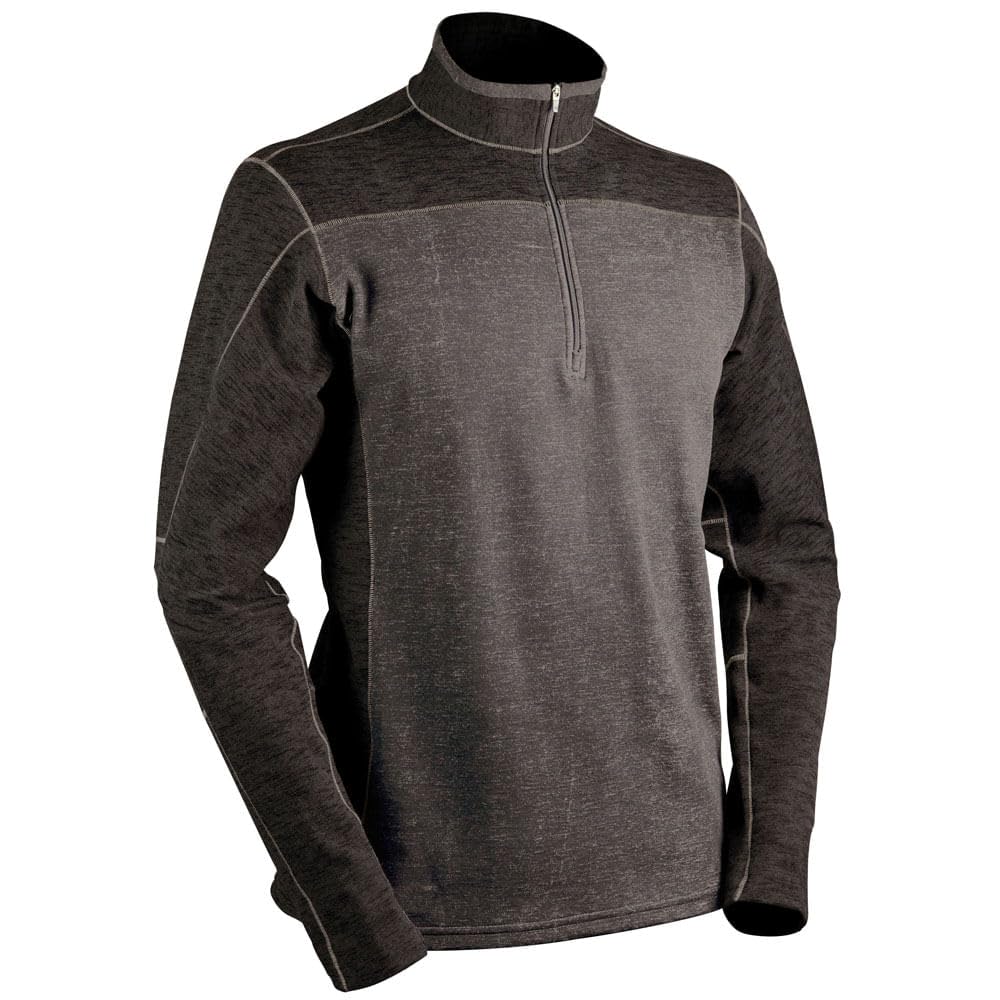 Sun Mountain 2020 Men's Pryor Golf Sweater - Premium Knit Pullover for Golfers - Walnut Color XXL - Perfect for Golf Courses & Casual Winter Wear