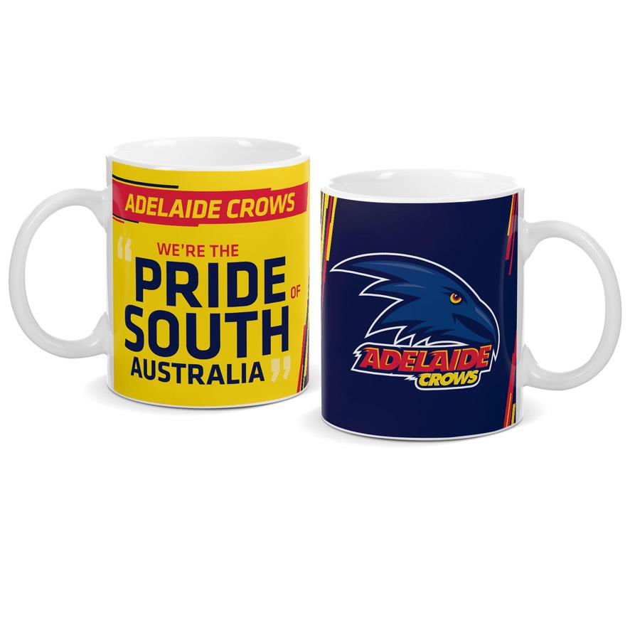 Adelaide Crows AFL Team Official Ceramic Coffee Mug - Perfect for Home, Office & Gifts for Football Fans