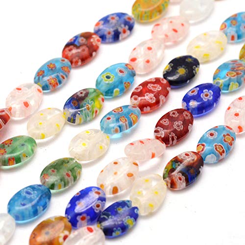 Mixed Colors, Flat Oval