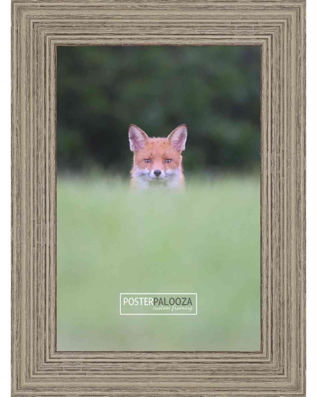 7x10 Rustic Wood Picture Frame with UV Acrylic & Foam Backing - Complete Hanging Hardware Included - Perfect for Wall Art, Home Decor, and Photo Displays