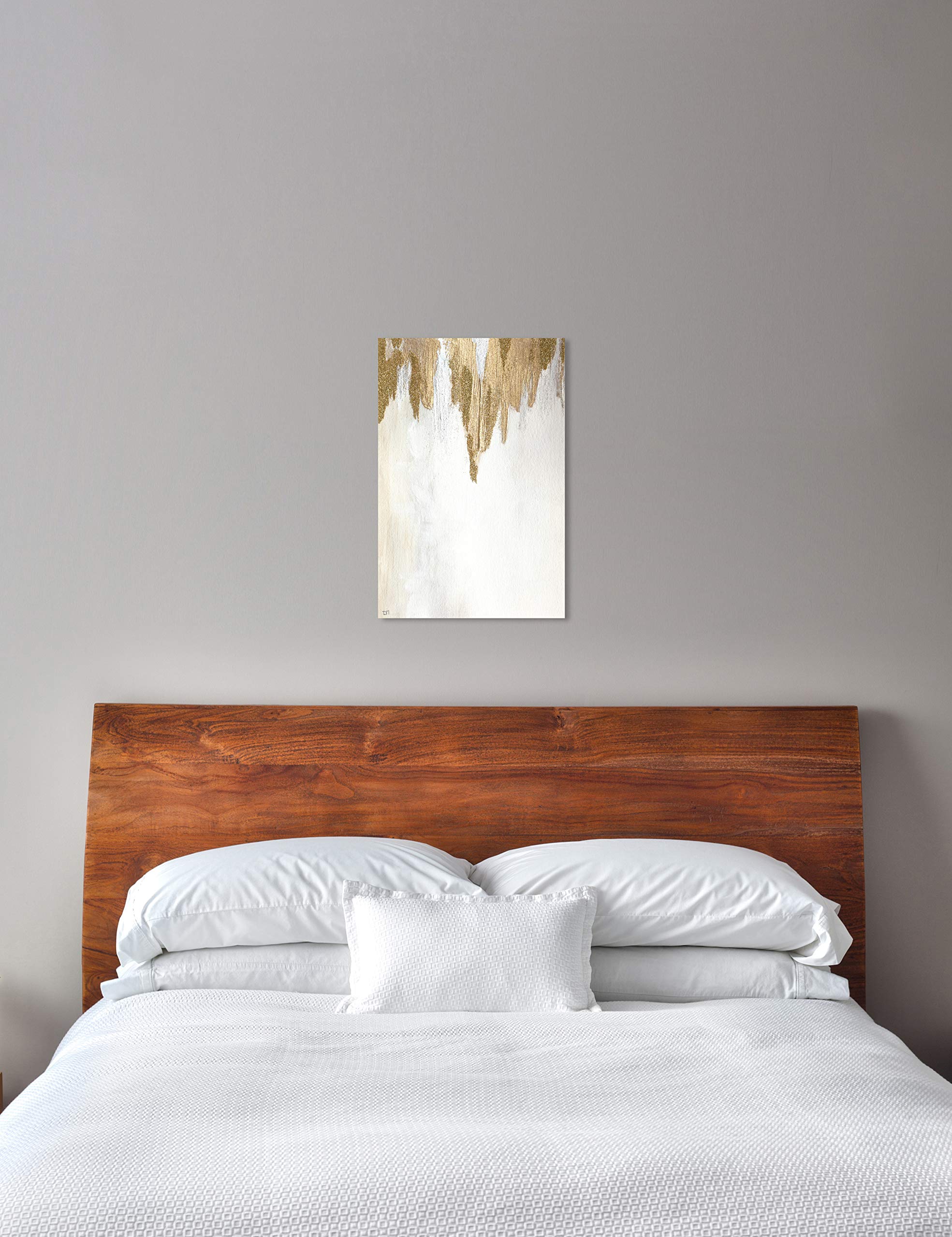 Abstract Wall Art Canvas Prints 'Very Golden' - 20