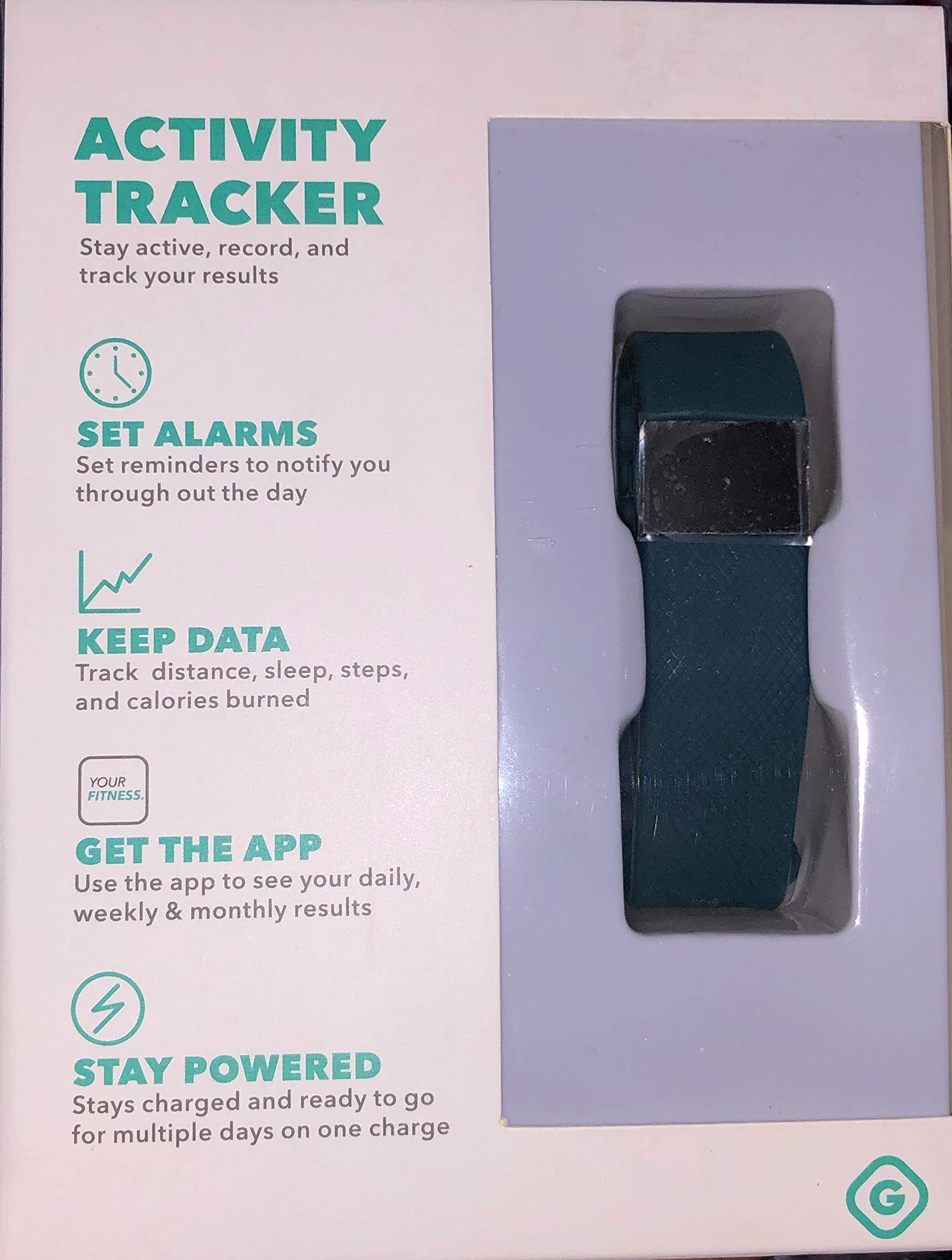 GEMS Fitness Tracker with Heart Rate Monitor, Step Counter & Sleep Tracking - Waterproof Smart Watch for Women & Men - Perfect for Running, Gym & Daily Activity Tracking