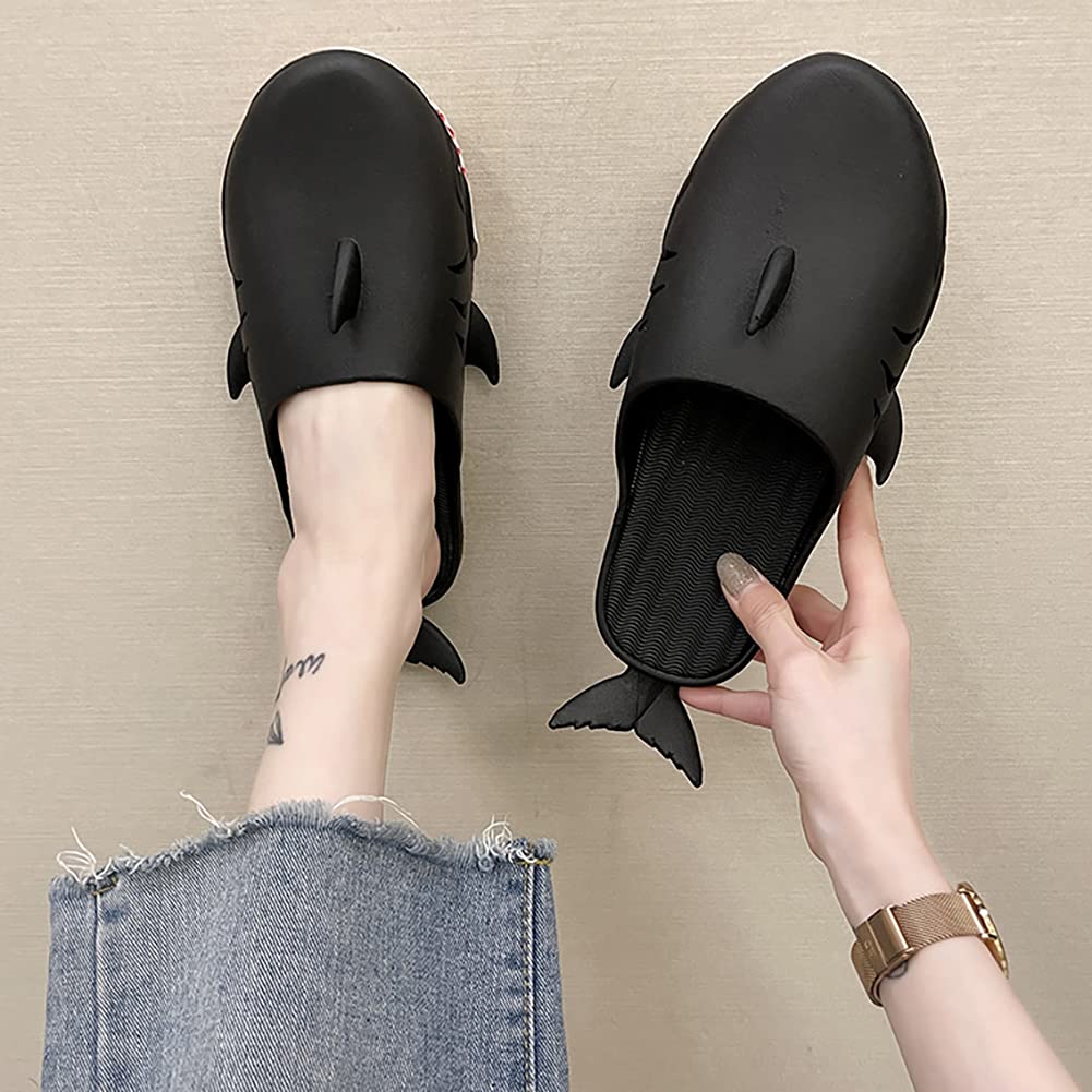 Shark Slippers for Men and Women - Funny Unisex Fish Slippers for Indoor & Outdoor Wear - Comfortable Beach Party Shoes for Summer, Gifts, and Cosplay