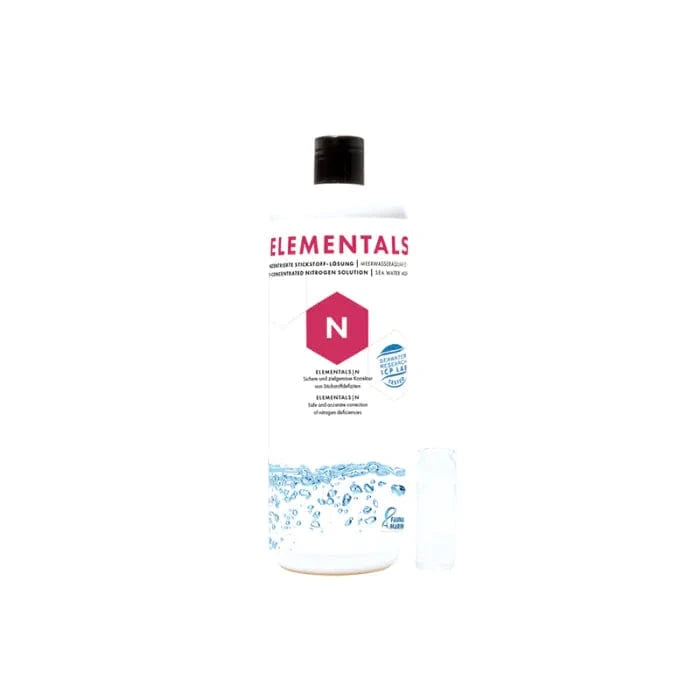 Fauna Marin ELEMENTALS N Nitrogen - Premium Aquarium Plant Fertilizer for Healthy Aquatic Plants & Fish Tanks | Ideal for Freshwater & Saltwater Aquariums