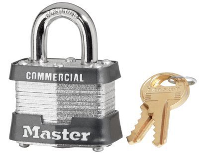 MASTER LOCK 3DCOM 4-Pin Tumbler Safety Padlock - Keyed Different (4-Pack) | High Security Lock for Toolboxes, Storage Units & Lockers