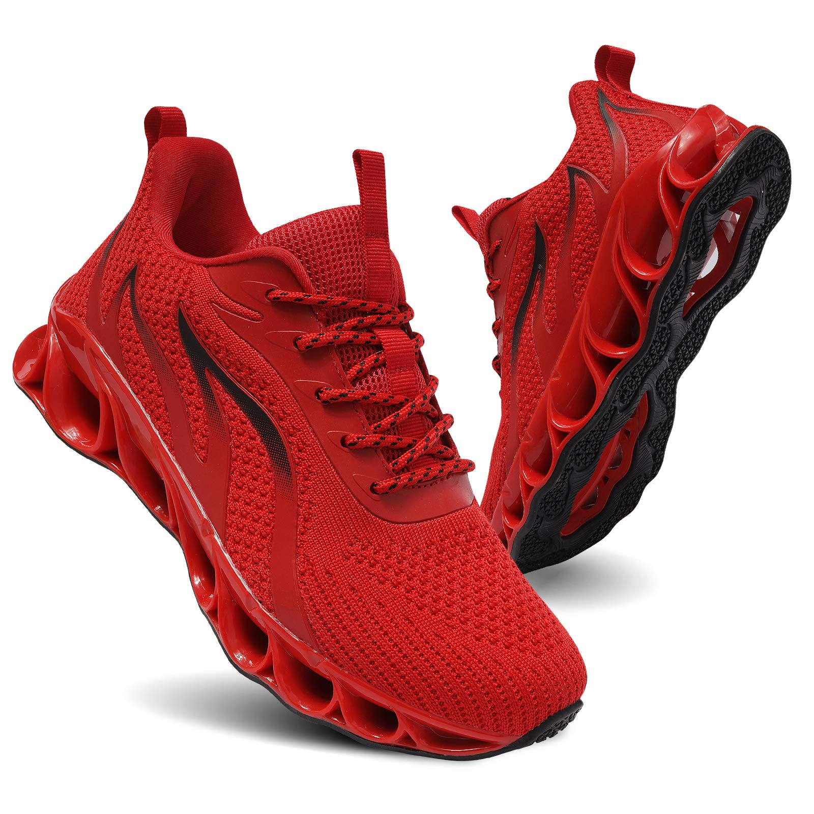 TIAMOU Women's Running Shoes - Lightweight Athletic Walking Tennis Sneakers with Non-Slip Blade Sole | Perfect for Jogging, Gym Workouts & Casual Wear