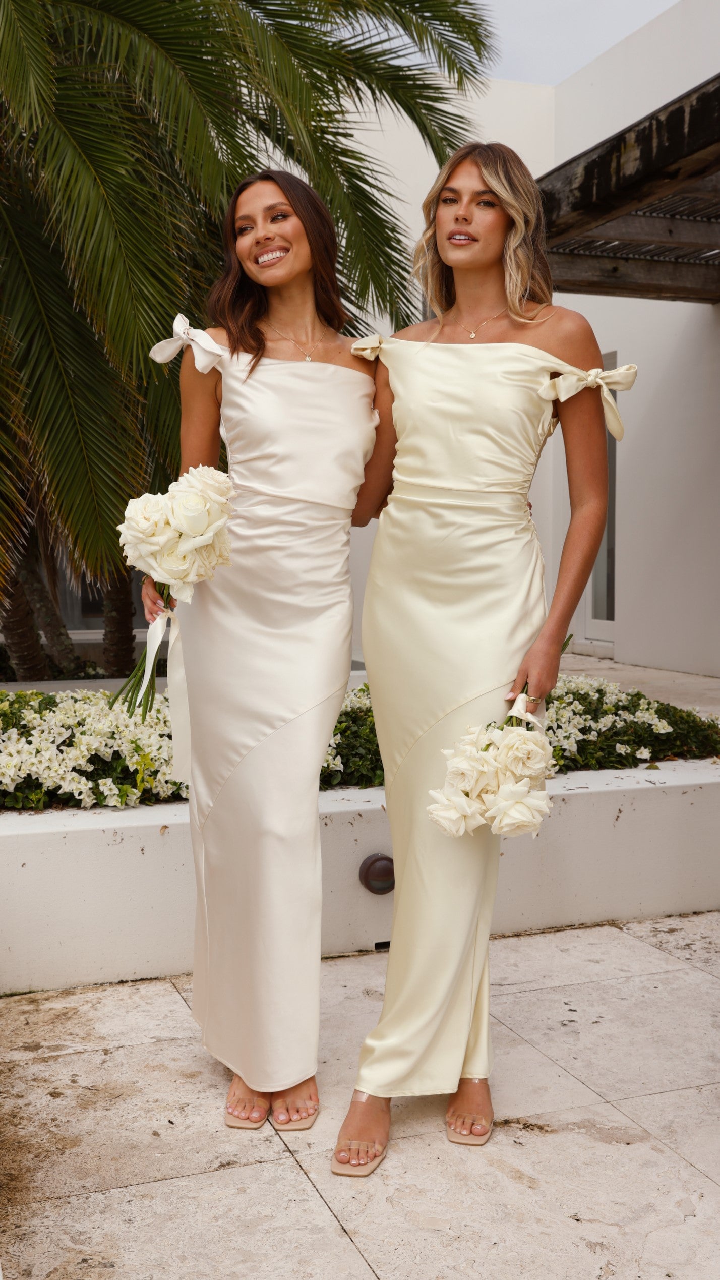 Frida Maxi Dress in Champagne - Elegant Long Flowy Summer Dress for Beach, Wedding & Vacation