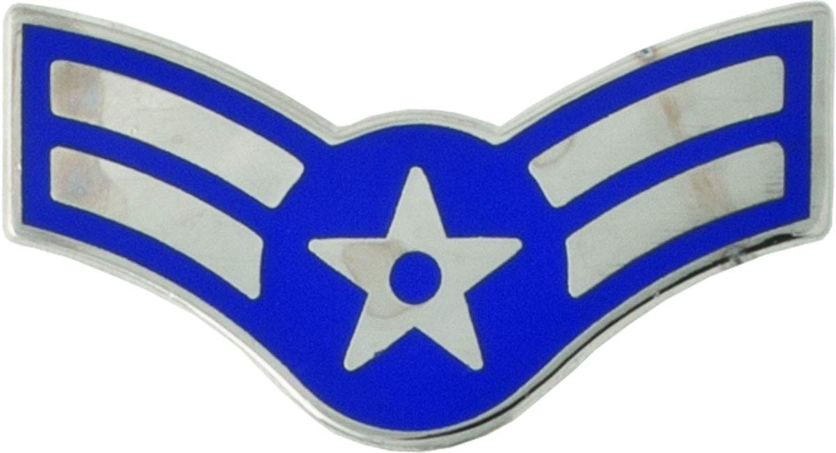 US Air Force No Shine Rank Insignia - Matte Finish Military Rank Patches for Uniforms - Perfect for Dress Blues, Service Uniforms & Formal Military Events