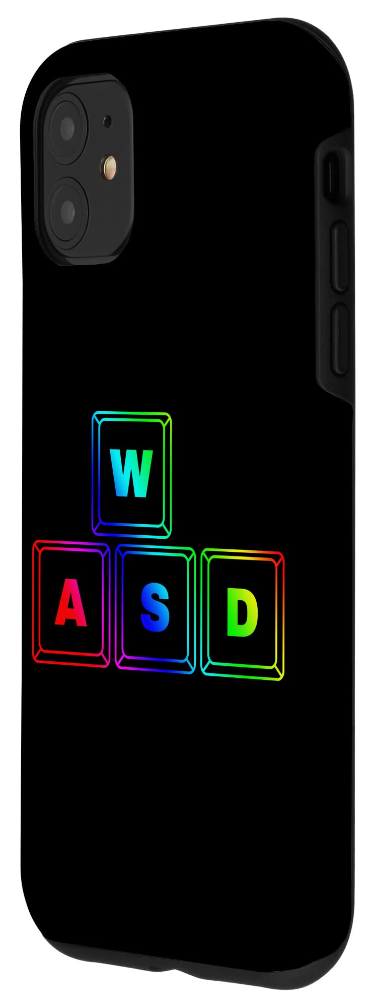 iPhone 11 Case - WASD PC Modder & Gamer Design - Retro Graphic Computer Gaming Phone Cover for iPhone 11 - Perfect for Gaming, Tech Enthusiasts & Retro Style Lovers