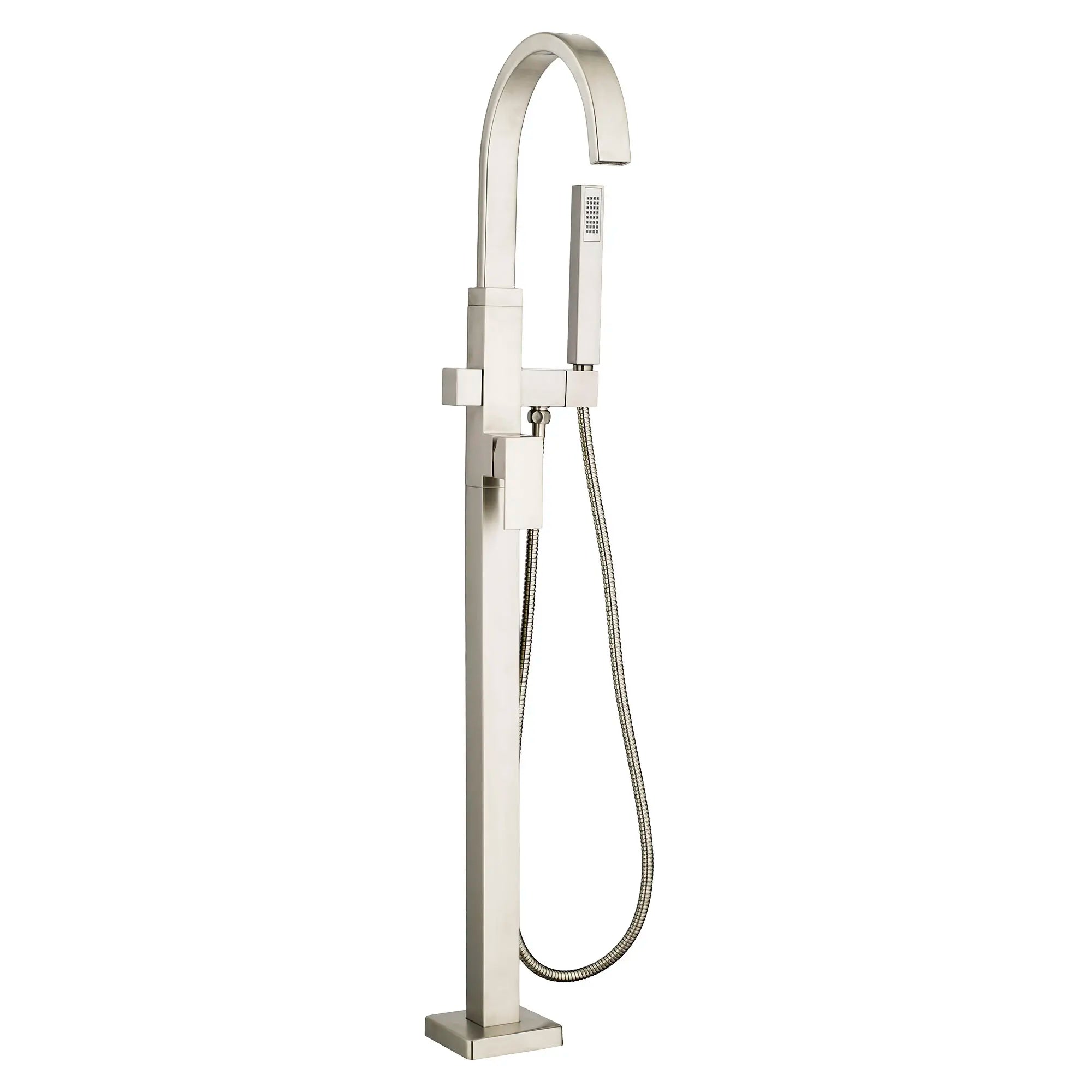 Modern Square Freestanding Bathtub Faucet with Lever Handle - Compatible with Flash® Rough In Valve - Perfect for Luxury Bathroom Renovations and Spa-Like Retreats