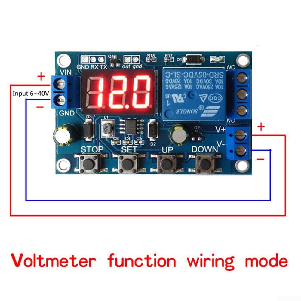 40V 6A Smart Battery Charger Discharger Board with STOP Key Function - Perfect for RC Cars, Drones, and DIY Electronics Projects