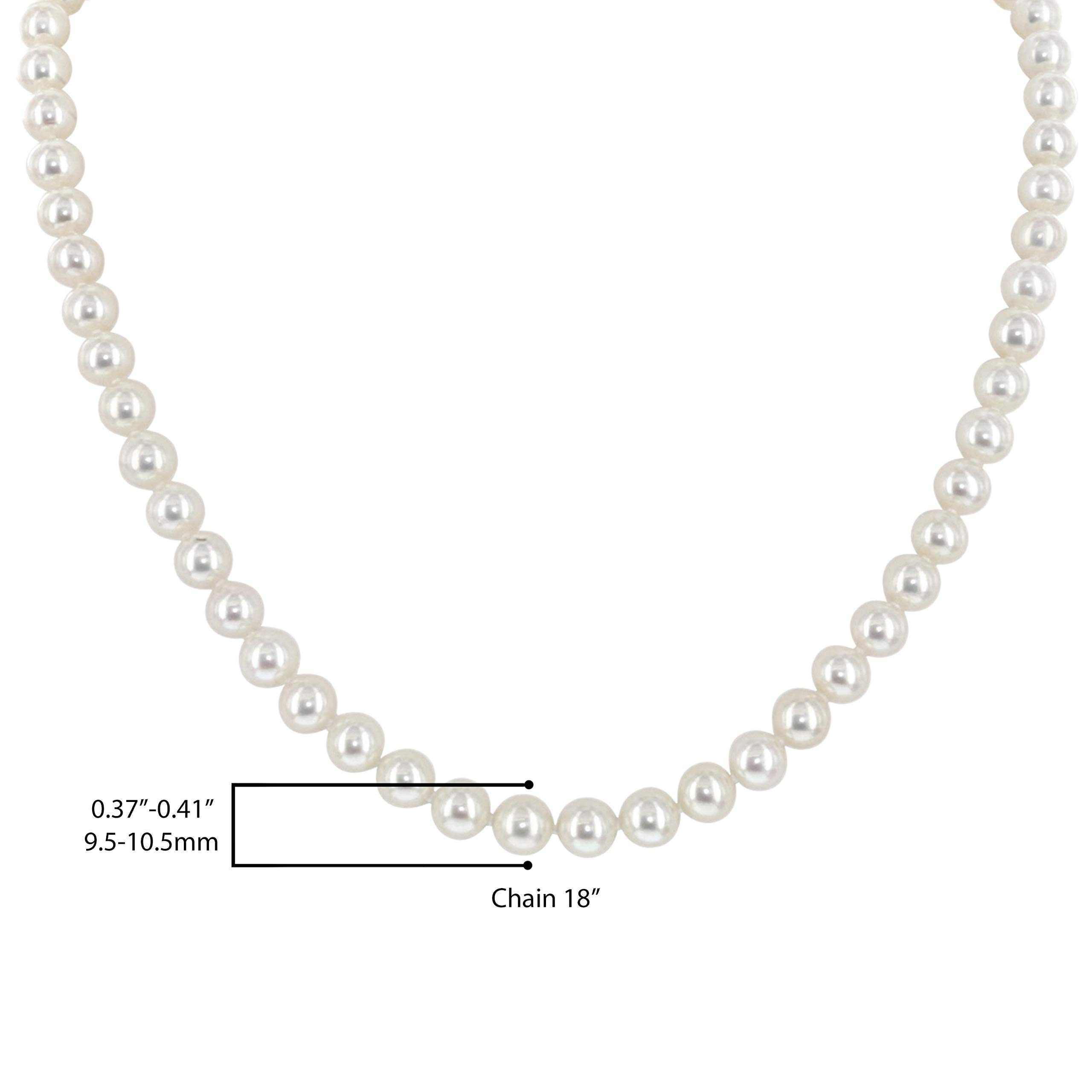 Sterling Silver Freshwater Pearl Necklace - 18
