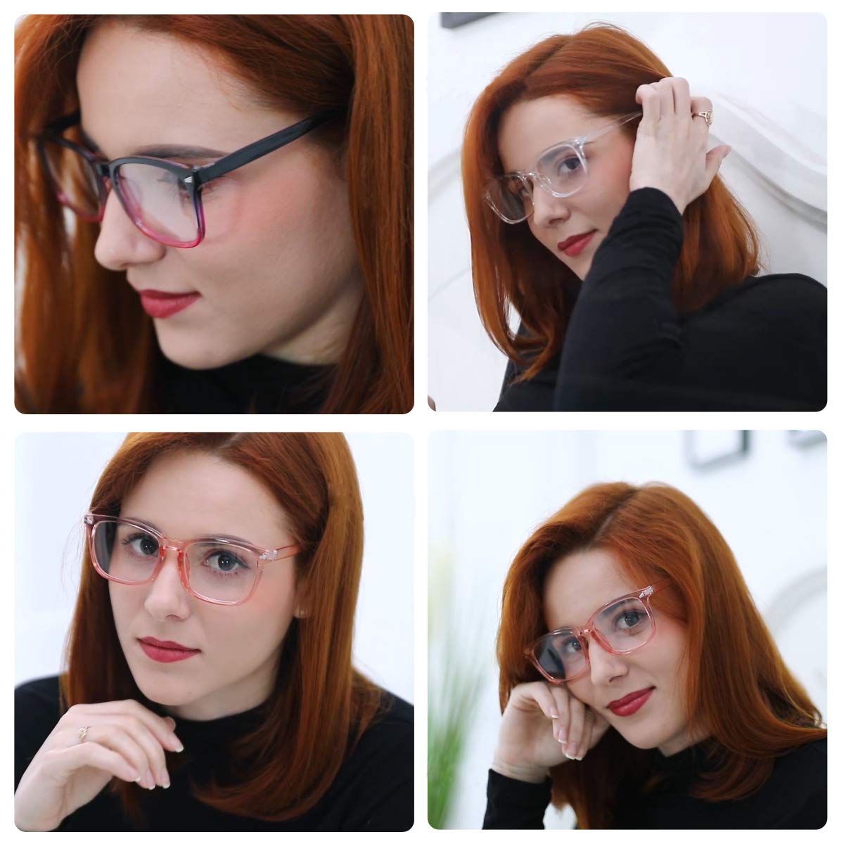 Agstum Blue Light Blocking Glasses - Anti-Fatigue Gaming & Computer Glasses for Men & Women - Reduce Eye Strain for Work, Gaming & Screen Time