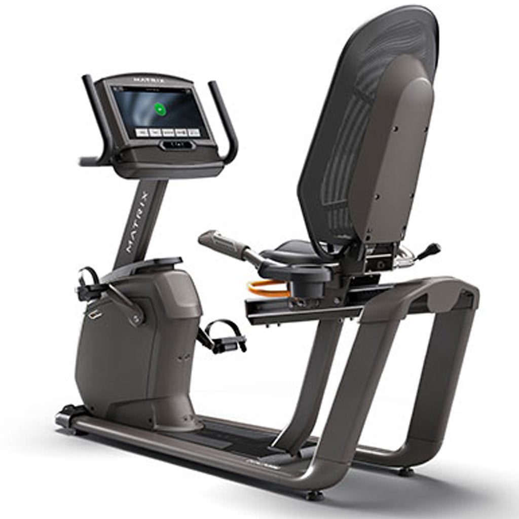 Matrix R50 Recumbent Exercise Bike for Home Gym - Low Impact Cardio Workout Machine with Adjustable Seat & LCD Display - Perfect for Seniors, Physical Therapy & Indoor Cycling Training