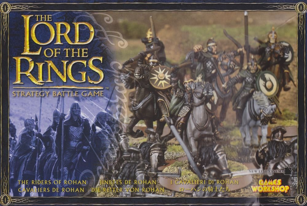 Games Workshop Lord of the Rings Riders of Rohan Box Set - Middle-earth Miniature Wargame Collection - Perfect for Tabletop Battles and LOTR Strategy Games