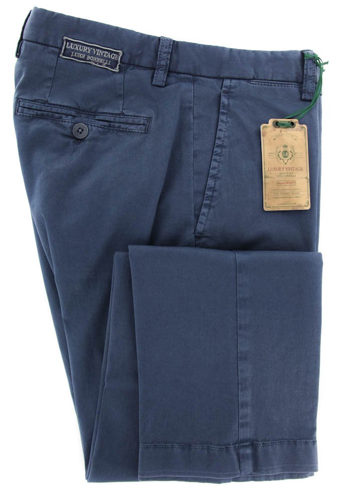 Premium Navy Blue Slim Fit Men's Dress Pants 32x48 - Formal Office Wear & Business Casual Trousers for Professionals