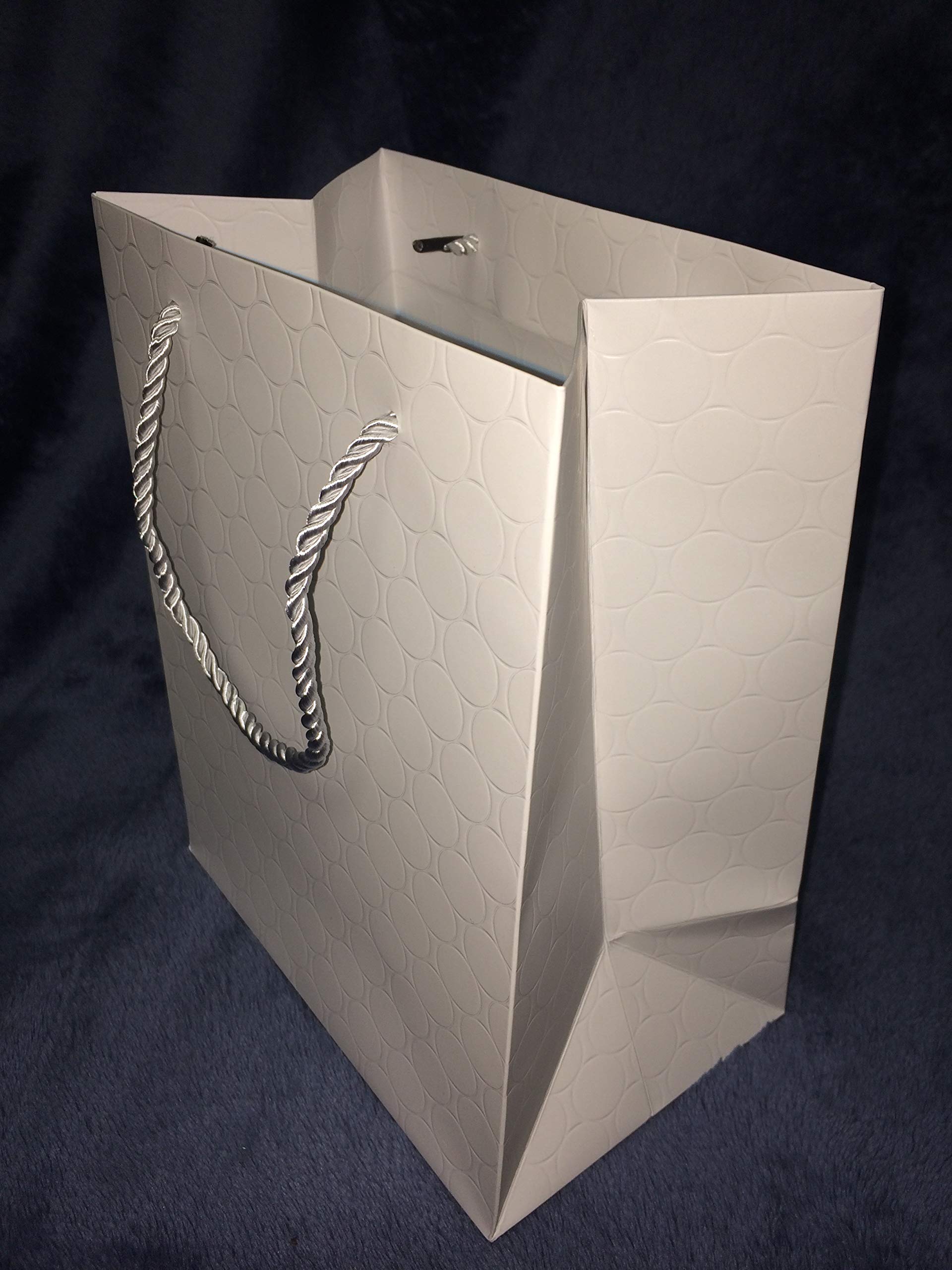 Premium White Gift Bags with Handles Bulk 144-Pack (8x10 Inches) - Wholesale Paper Shopping Bags for Boutiques & Small Businesses - Perfect for Weddings, Bridal Showers & Retail Merchandising - Elegant Packaging Solution for Parties, Events & Store Displays