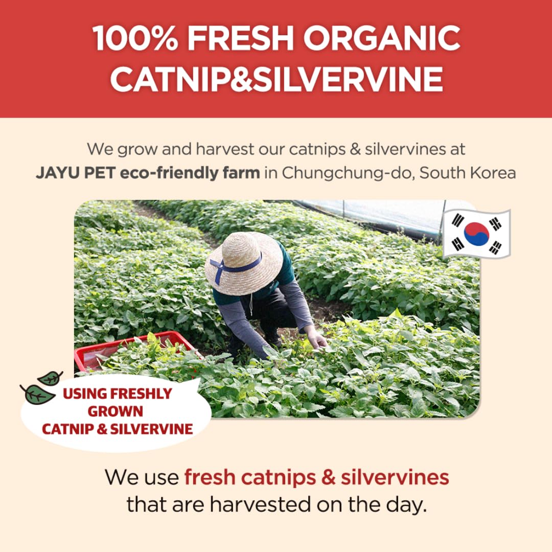 JAYU PET Cat Holic Ball with Silvervine & Catnip Spray Set - 2.7 inch Handmade Kicker Toy & 1oz Essential Oil Spray for Indoor Cats - Stress Relief, Calming, Exercise - Perfect for Playtime & Anxiety Relief
