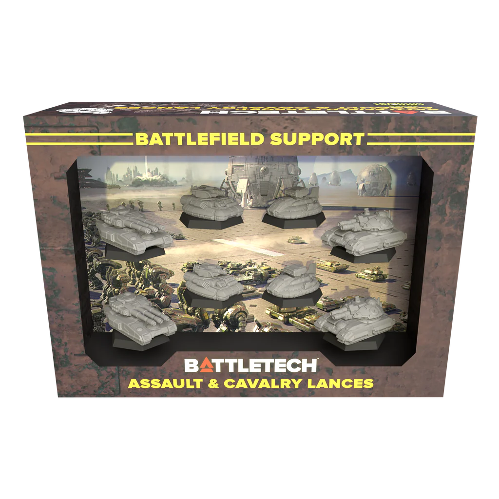 BattleTech Mercenaries ForcePack: Battlefield Support Assault & Cavalry Lances - Miniature Wargaming Set for Tabletop Strategy Games | Perfect for Sci-Fi Battles & Collectors