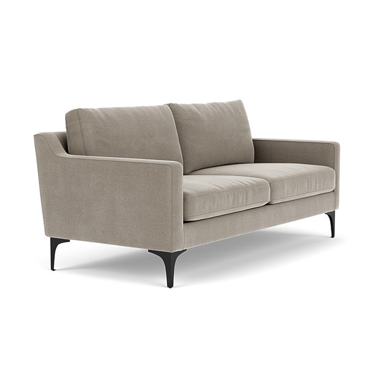 Astha Fabric 2-Seater Sofa - Comfortable Modern Loveseat for Living Room, Apartment & Small Spaces | Durable Upholstered Couch for Relaxing & Entertaining