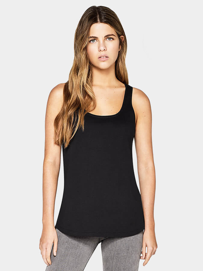 Organic Cotton Classic Vest for Women - Comfortable Yoga & Workout Tank Top - Perfect for Yoga Studio, Gym & Casual Wear